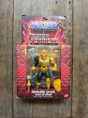Mattel Bumblebee Armor Man-at-Arms Figure in Yellow and Green